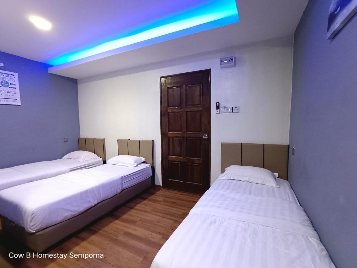 Cow B Homestay Semporna Bagian luar foto