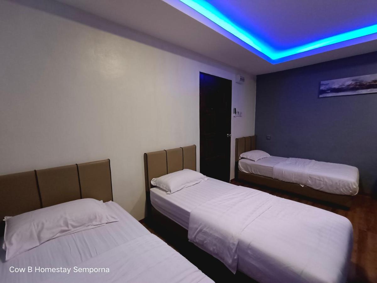 Cow B Homestay Semporna Bagian luar foto